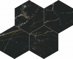 Decori Marble Inspiration - Anima Nero Atlante Hexagons