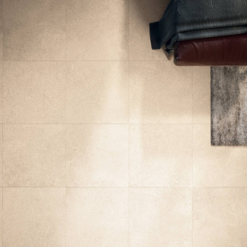 Beige limestone effect tiles 900x900